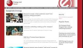 
							         Gazprom Energy Archives - Energy Live News								  
							    