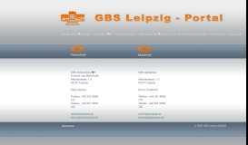 
							         GBS Leipzig gGmbH - Portal								  
							    