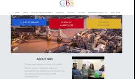 
							         GBS: Main Home								  
							    