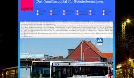 
							         GöBUS - Das Omnibusportal für Südniedersachsen								  
							    