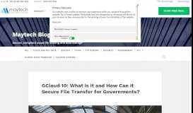 
							         GCloud 10: What is it and How Can it Secure File Transfer for ...								  
							    