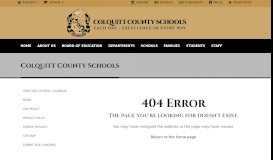 
							         GCPS Online Resources - Colquitt County Schools								  
							    