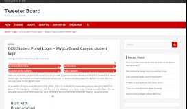 
							         GCU Student Portal Login – Mygcu Grand Canyon student login								  
							    