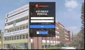 
							         GCU Student Portal								  
							    
