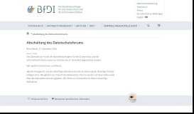 
							         GDPdU - Betriebsprüfung - Datenspeicherung - Bundesbeauftragte für ...								  
							    