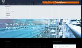 
							         GDPR - Amazon Web Services (AWS)								  
							    