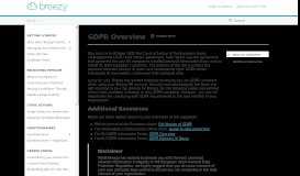 
							         GDPR Overview - Breezy HR								  
							    
