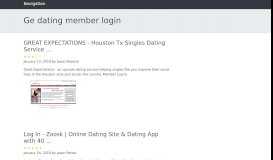 
							         Ge dating member login - ChangeIP								  
							    