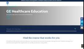 
							         GE Healthcare Education | GE Healthcare								  
							    