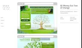 
							         GE Money Eco Tree of Change – ray jeremia								  
							    