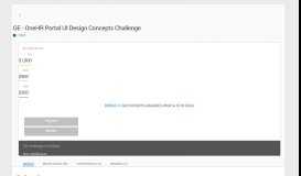 
							         GE - OneHR Portal UI Design Concepts Challenge - Topcoder								  
							    