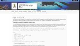 
							         Gear Hire - UNSW Underwater Club - revolutioniseSPORT								  
							    