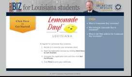 
							         geauxBIZ Student Portal - Louisiana.gov								  
							    