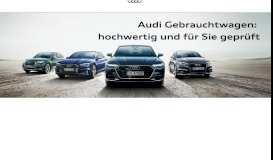 
							         Gebrauchtwagen > Audi Deutschland								  
							    
