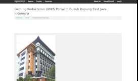 
							         Gedung Kedokteran UWKS Portal in Dukuh Kupang East Java ...								  
							    