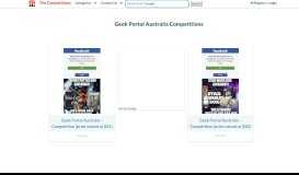 
							         Geek Portal Australia Competitions | Australian Competitions								  
							    