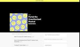 
							         Geekenders - Portal the Unauthorized Musical Lyrics and Tracklist ...								  
							    