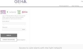 
							         GEHA - Vision Benefits Provided by EyeMed Vision Care - Provider ...								  
							    