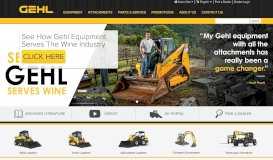 
							         Gehl Compact Equipment for Construction and Agriculture ...								  
							    