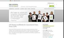 
							         GEI-Portal publishes Consolidated Data Feed (CDF) › WM-LEIPORTAL								  
							    