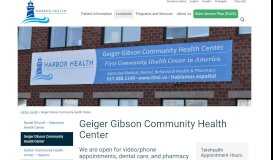 
							         Geiger Gibson Health Center | Dorchester | Harbor Health								  
							    