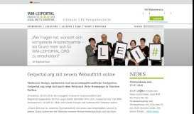 
							         Geiportal.org mit neuem Webauftritt online › WM-LEIPORTAL								  
							    