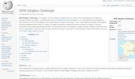 
							         GEM Altigliss Challenge - Wikipedia								  
							    