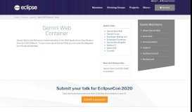 
							         Gemini Web OSGi Runtime - Home | The Eclipse Foundation								  
							    