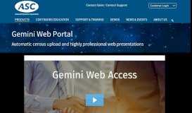 
							         Gemini Web Portals for Plan Sponsors - Asc-net								  
							    