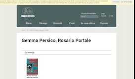 
							         Gemma Persico, Rosario Portale - Rubbettino Editore								  
							    