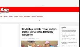 
							         GEMS of our schools: Female students shine at NDDC science ...								  
							    