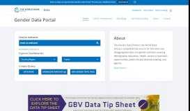 
							         Gender Data Portal | Home - World Bank Group								  
							    
