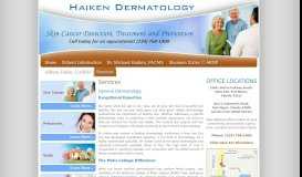 
							         General Dermatology - Services : Michael Haiken								  
							    
