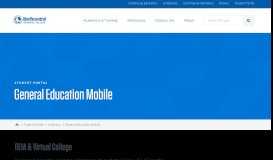 
							         General Education Mobile | Northcentral Technical College								  
							    