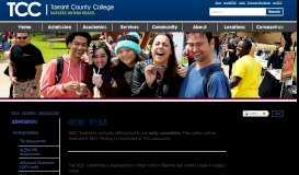 
							         General Educational Development (GED) Test - Tarrant County College								  
							    