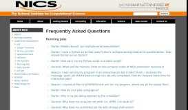 
							         General: How do I log into NICS resources via the XSEDE Portal ...								  
							    