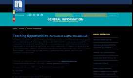 
							         General Information - DSBN								  
							    
