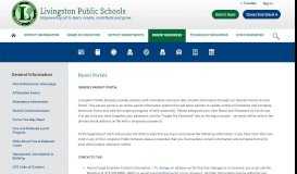 
							         General Information / Parent Portals - Livingston Public Schools								  
							    