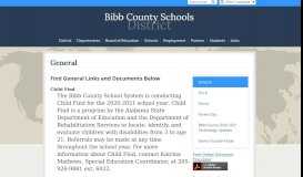 
							         General - Miscellaneous - Bibb County Schools District								  
							    