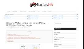
							         General Motor Employee Login Portal – GMGlobalConnect ...								  
							    