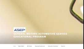 
							         General Motors Automotive Service Educational Program								  
							    