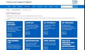 
							         General Practices - Primary Care Services England - PCSE - NHS ...								  
							    