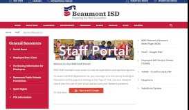 
							         General Resources / Portal Home - Beaumont Independent School ...								  
							    