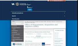 
							         General Services Administration (GSA) eTools - Office of Procurement ...								  
							    