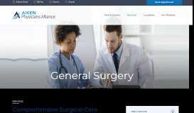 
							         General Surgery Services in Aiken | Aiken Professional Association								  
							    