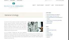 
							         General Urology - Brandywine Urology Consultants								  
							    