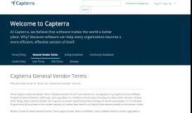 
							         General Vendor Terms - Capterra								  
							    