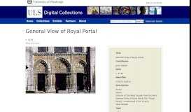 
							         General View of Royal Portal | Digital Pitt								  
							    
