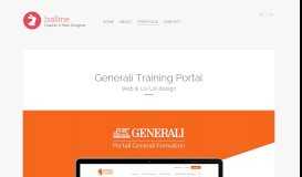 
							         Generali Training Portal › UI/UX & web design › Portfolio | Isalline ...								  
							    