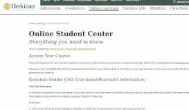 
							         Generals Online Student Center » Herkimer College								  
							    